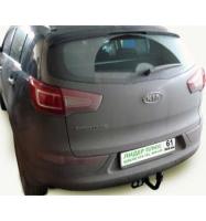 Фаркоп Kia Sportage 2010- съемный крюк на двух болтах Лидер Плюс