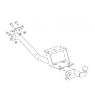 Фаркоп для ГАЗ 2705 (Газель-фургон), 3221 1994- цельноварной крюк 800кг Автос