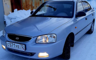 Дефлекторы окон (ветровики) Hyundai Accent II Sd 1999-2005; Tagaz 2001 (Хюндай Акцент) Кобра Тюнинг